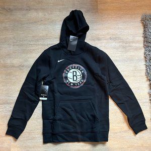 NBA Brooklyn Nets Youth Hoodie L 14/16 Nike BNWT